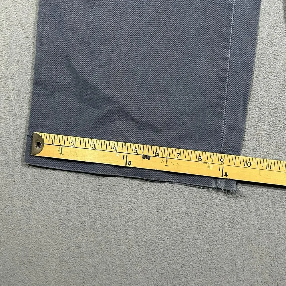 VTG 90s Y2K JNCO Girlie Stuff Cotton Navy Blue Army Pants Sz 3 1267 Uniform
